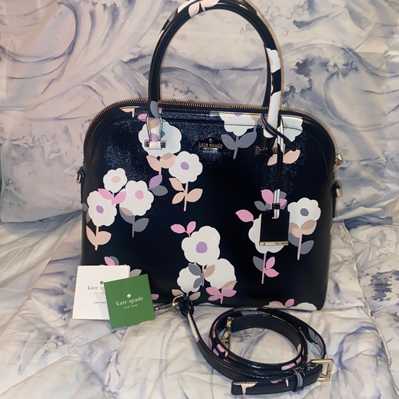 kate spade Bags Kate Spade Black Multi Cameron St Floral Margot